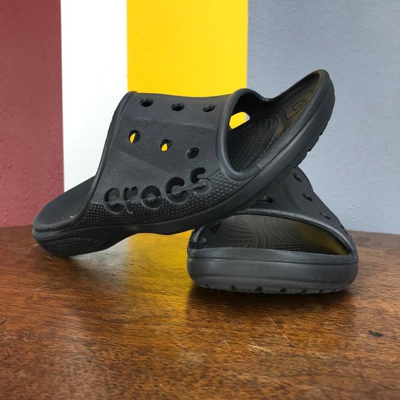 crocs men's baya slides